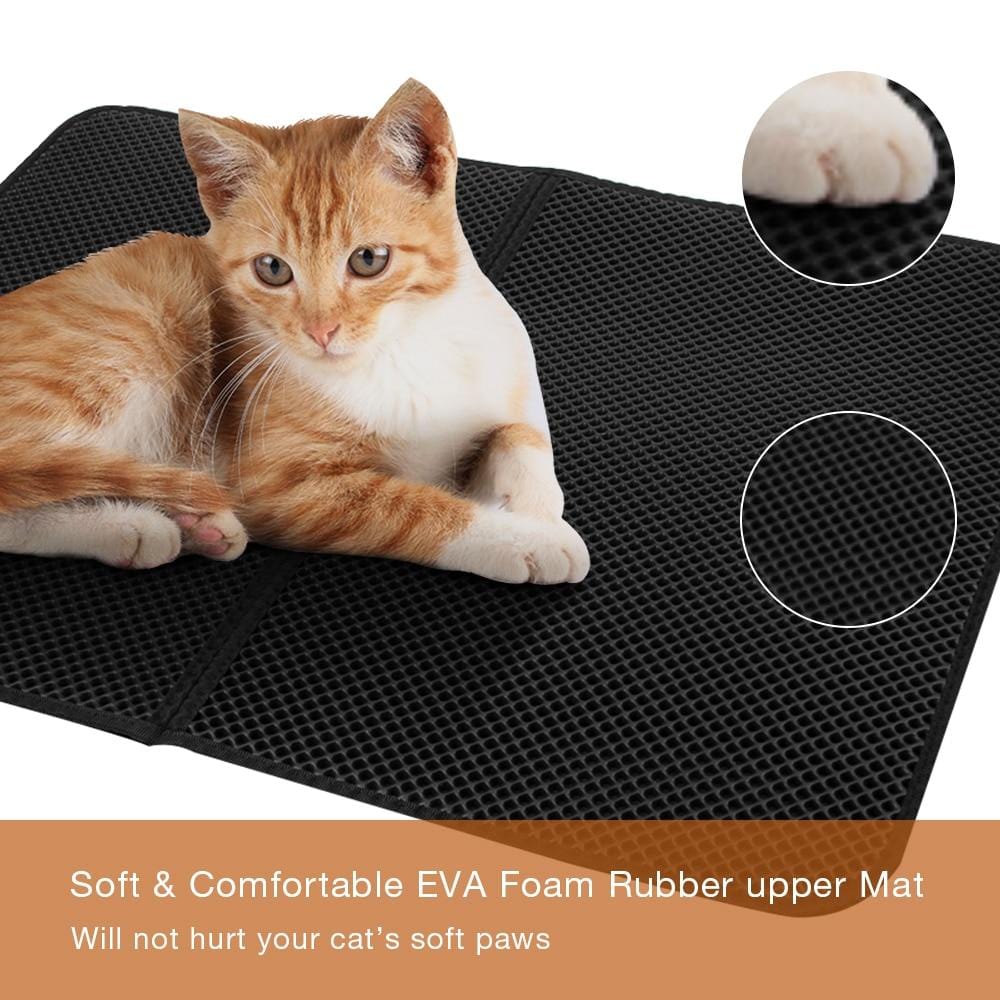 Effective cat litter trapper mat with waterproof design