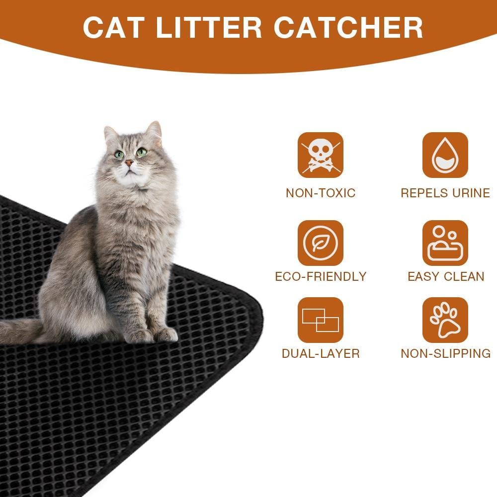 Waterproof cat litter mat to protect your floors