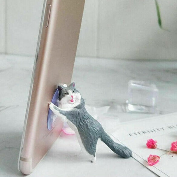 cute cat mobile stand