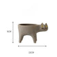 Stylish cat tail ceramics for indoor plants