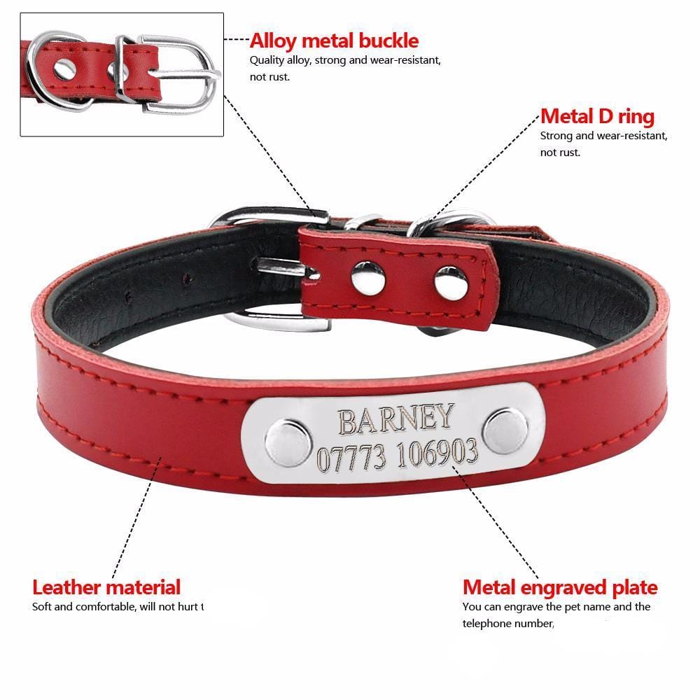 personalized dog collar made in usa