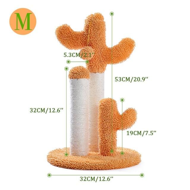 cactus cat scratcher, cactus cat tree