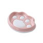 Pink cat soap dish