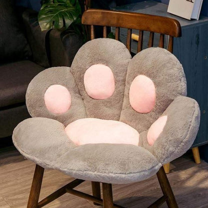 Cute Cat Paw Chair Cushion Child Seat Animal Plush Sofa Back