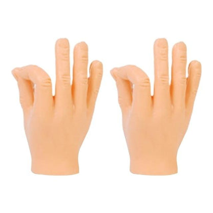 Mini Finger Hands Cat Toy Brush Mini Finger Hands Tiny Left Right Hand Cat Tickle Toy Screepy Mini Finger Hands