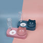 spill proof cat water bowl, elevated cat water bowl
