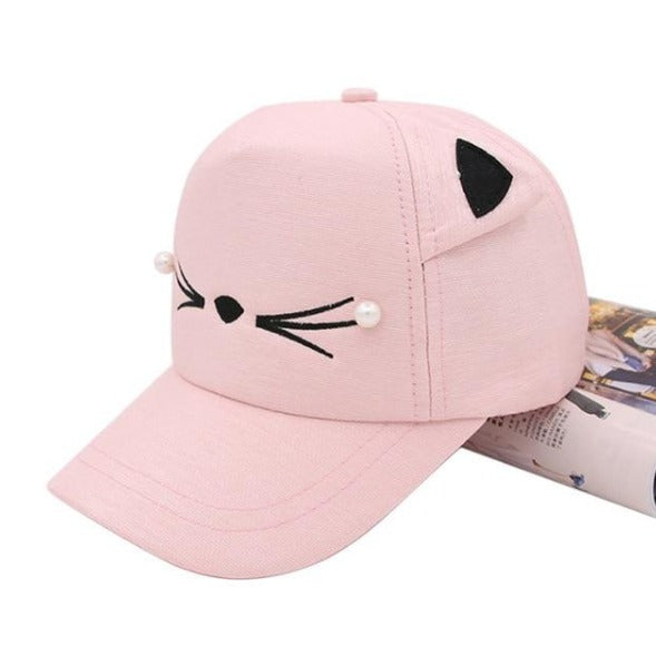 Cute Cat Printed Cat Hats