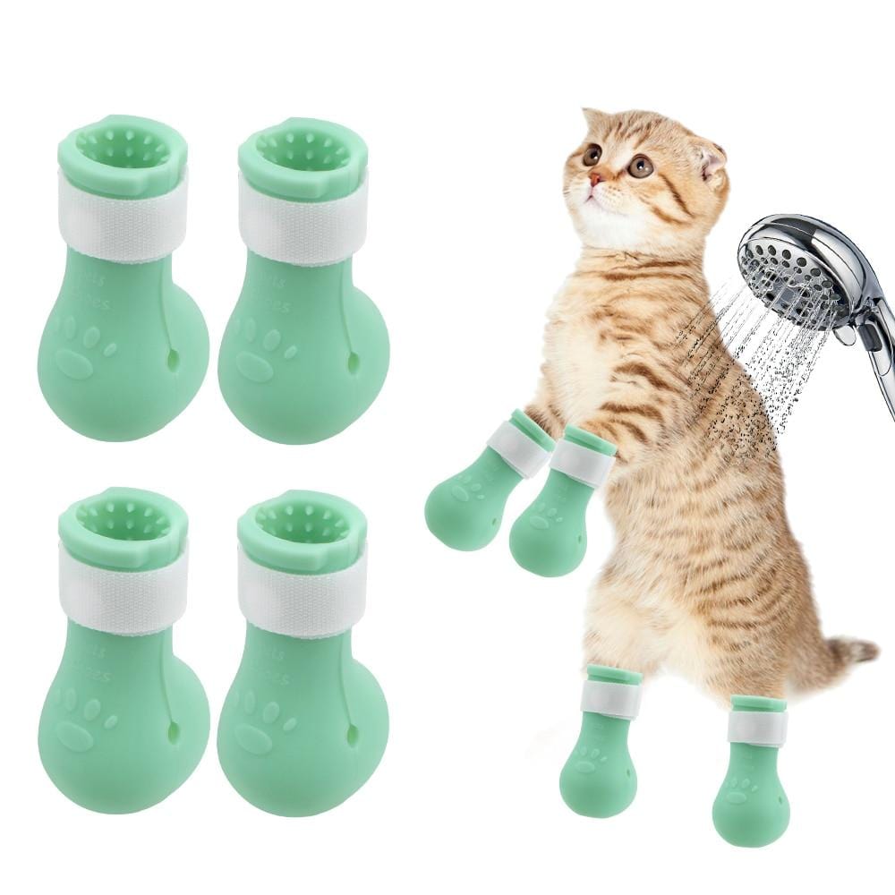 Soft Silicone Cat Paws Covers,  Anti-scratch boots for Cats
