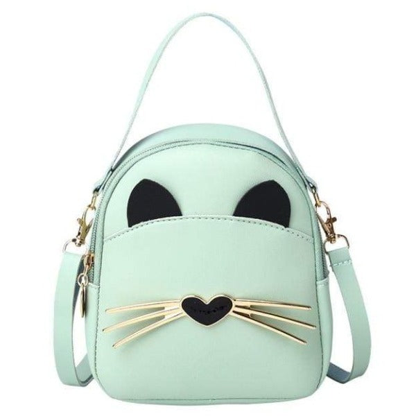 Cat Crossbody Bag | Cute Kitty Leather Purse & Handbag For Women ...