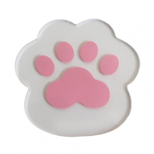 Paw design coasters for cat enthusiasts