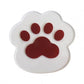 Cat lover's paw print drink coasters