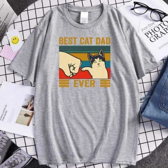 cat dad custom shirt