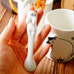 Cat lover's ceramic hanging spoons
