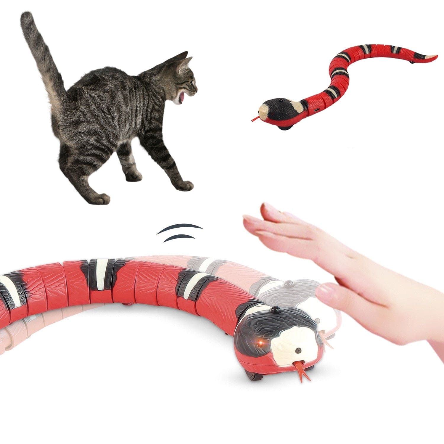 Best smart interactive snake cat toy
