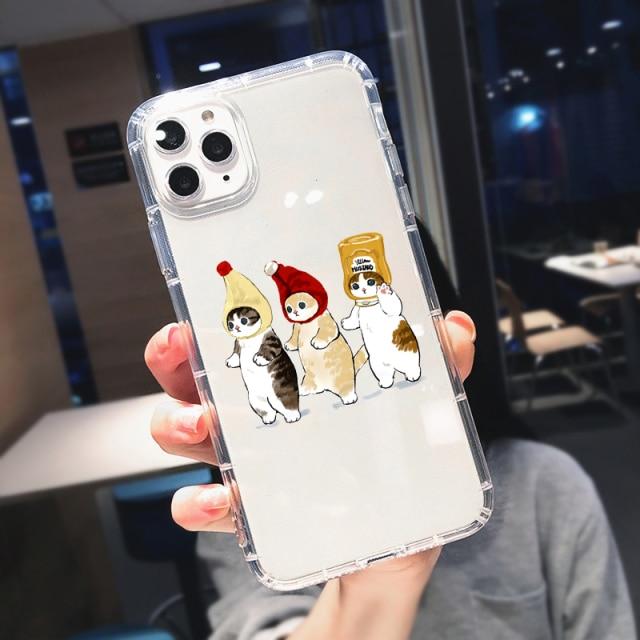 Novelty cat iPhone cases