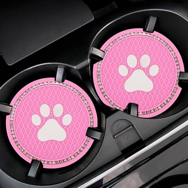 Coasters Silicone Anti Slip cat Paw Coaster