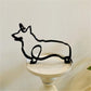 Eye-catching metal cat art sculpture for home ambiance