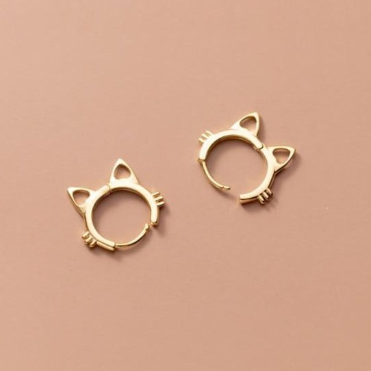 Cat ears and whiskers earrings