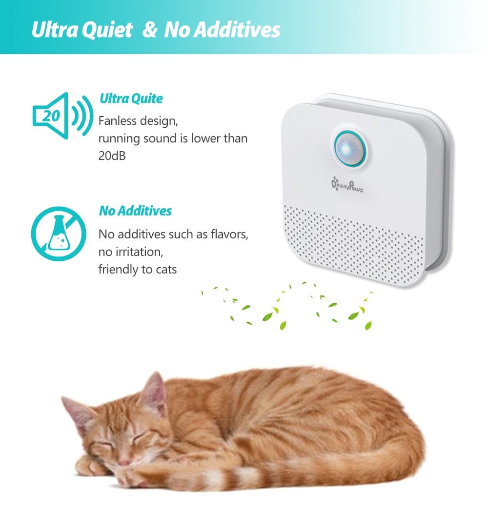 Smart litter box purifier for cat odors