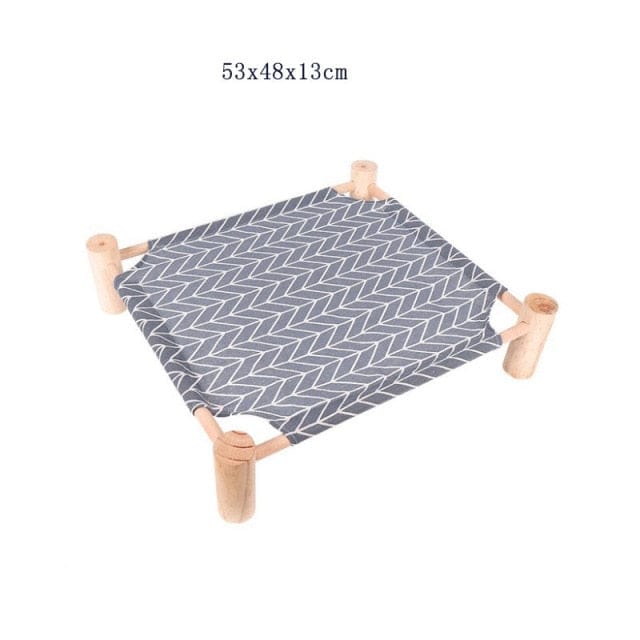 Pet-safe removable washable cat bed frame