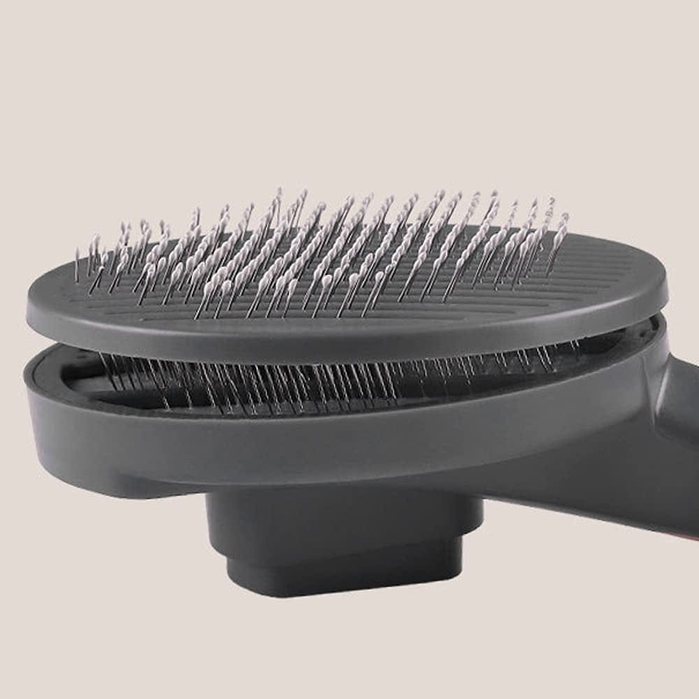 Self-cleaning hair brush