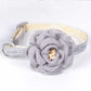 Cute and comfortable cat flower collar with adjustable fit