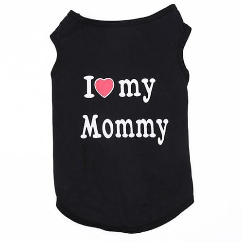  I LOVE MY MOMMY DADDY Summer Cotton T Shirt