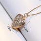 pet heart picture locket necklace