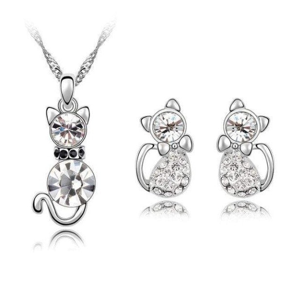 necklaces for cats, Best value crystal cat pendant