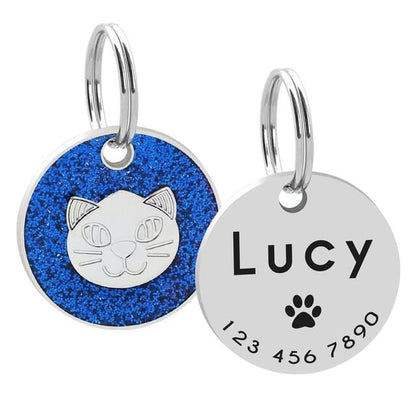 Cat ID Tags Personalized Cat Name Tags 