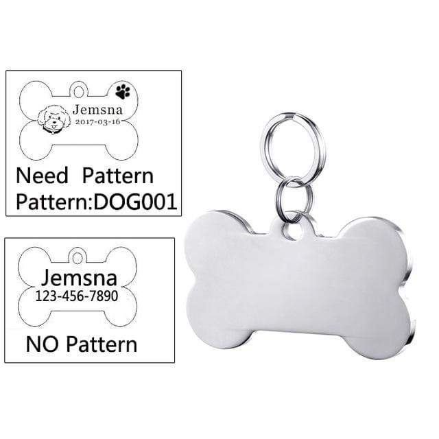 Personalized Engraved Cat Name ID Tag Anti-lost Dog Tag For Cat Collar