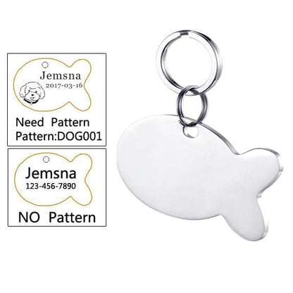 Personalized Enamel Pet Cat Id Custom Tag 