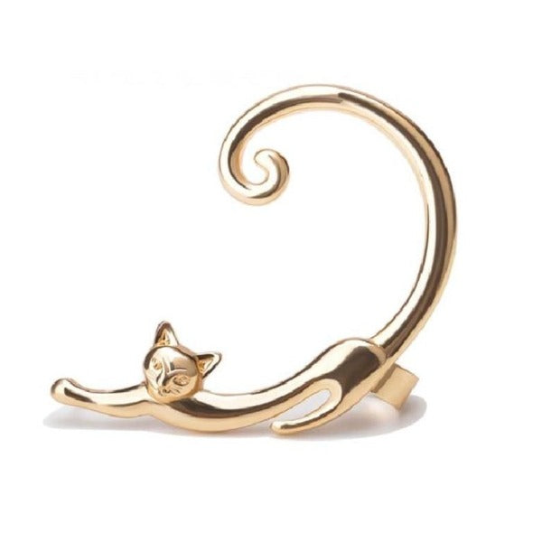 Cat Tail Twist Earring