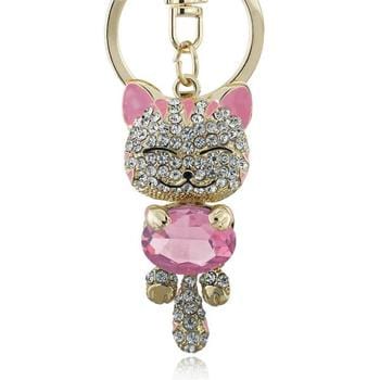 Lovely Smiling Kitty Keychain