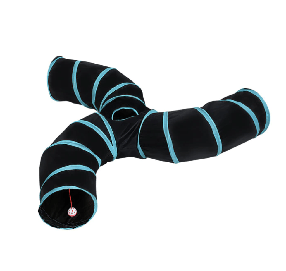 tear-resistant cat play tunnel for active cats

